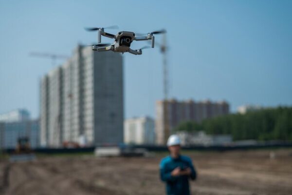 quadcopter in geodesy